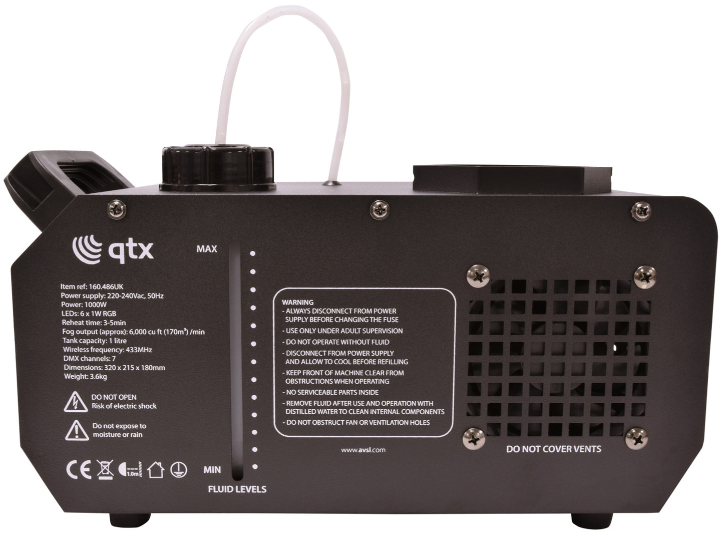 QTX FLARE-1000 Vertical LED Fogger - view 10