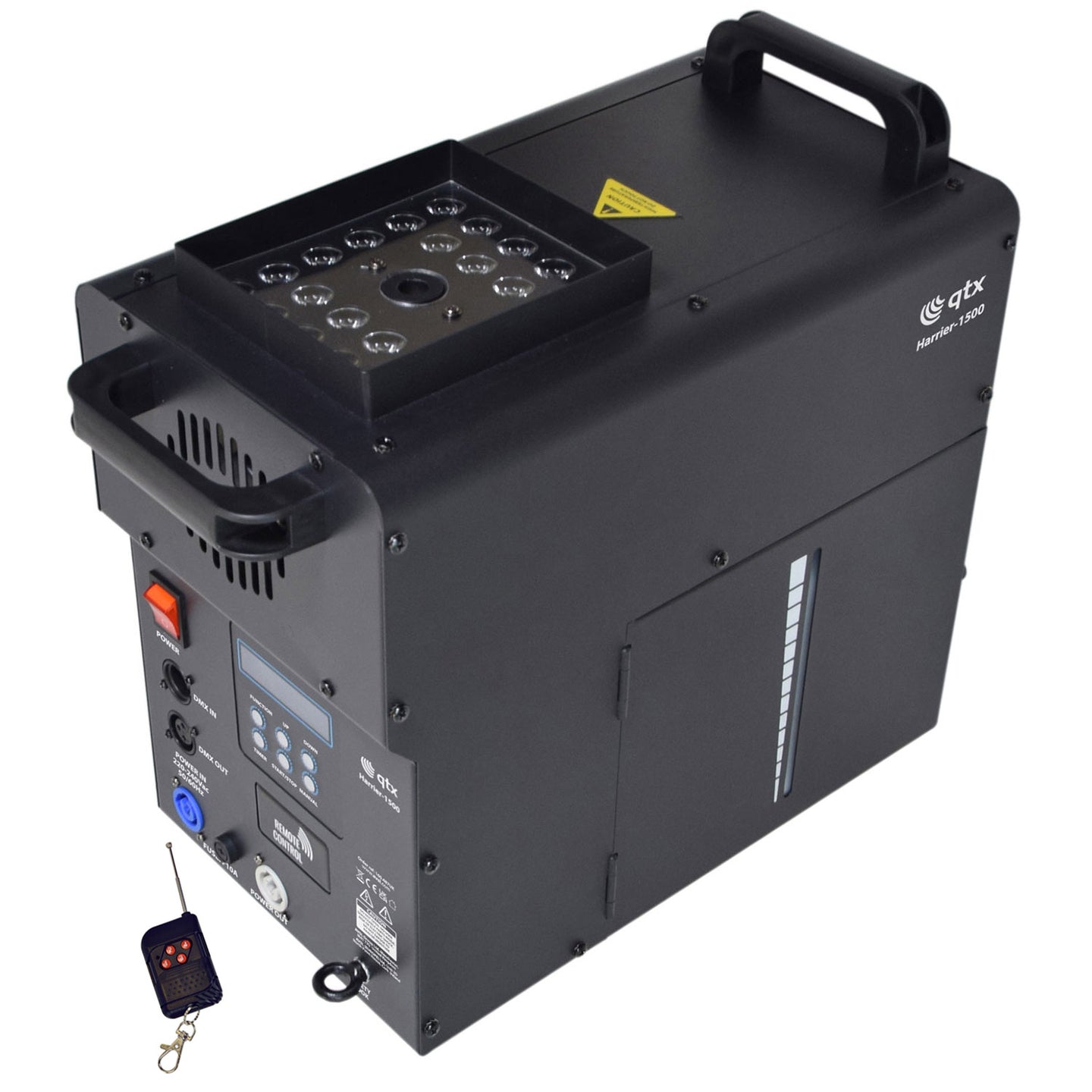 QTX 1500W Vertical/Horizontal LED Smoke Jet Machine