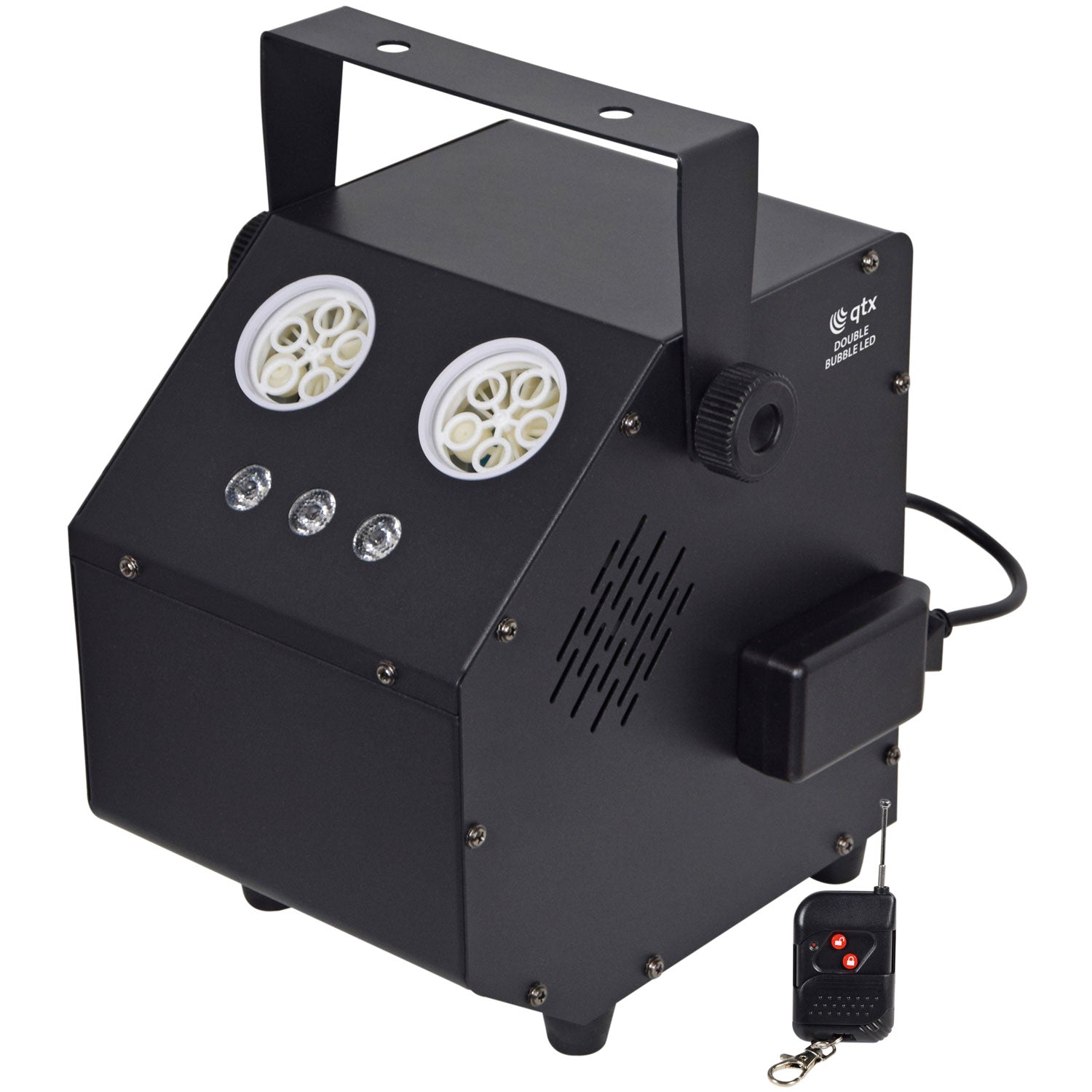 QTX LED Double Bubble Machine
