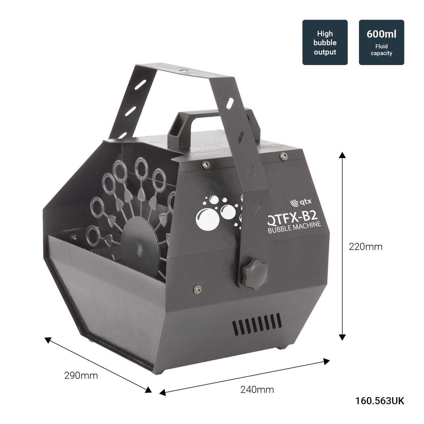 QTX QTFX-B2 Bubble machine - view 3