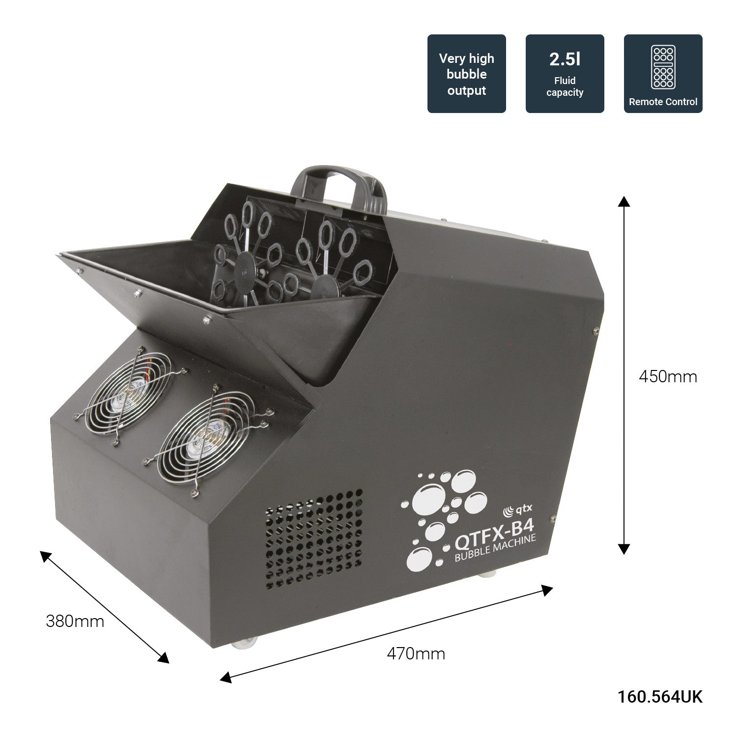 QTX QTFX-B4 Bubble machine - view 2