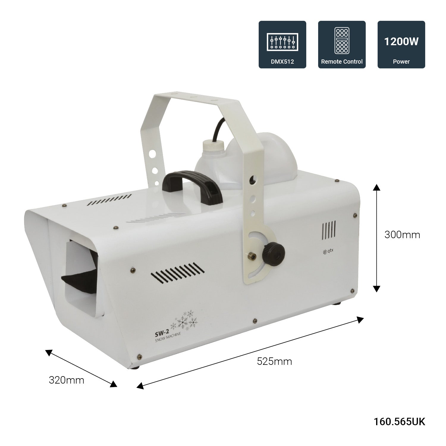 QTX SW-2 snow machine 1200W - view 8