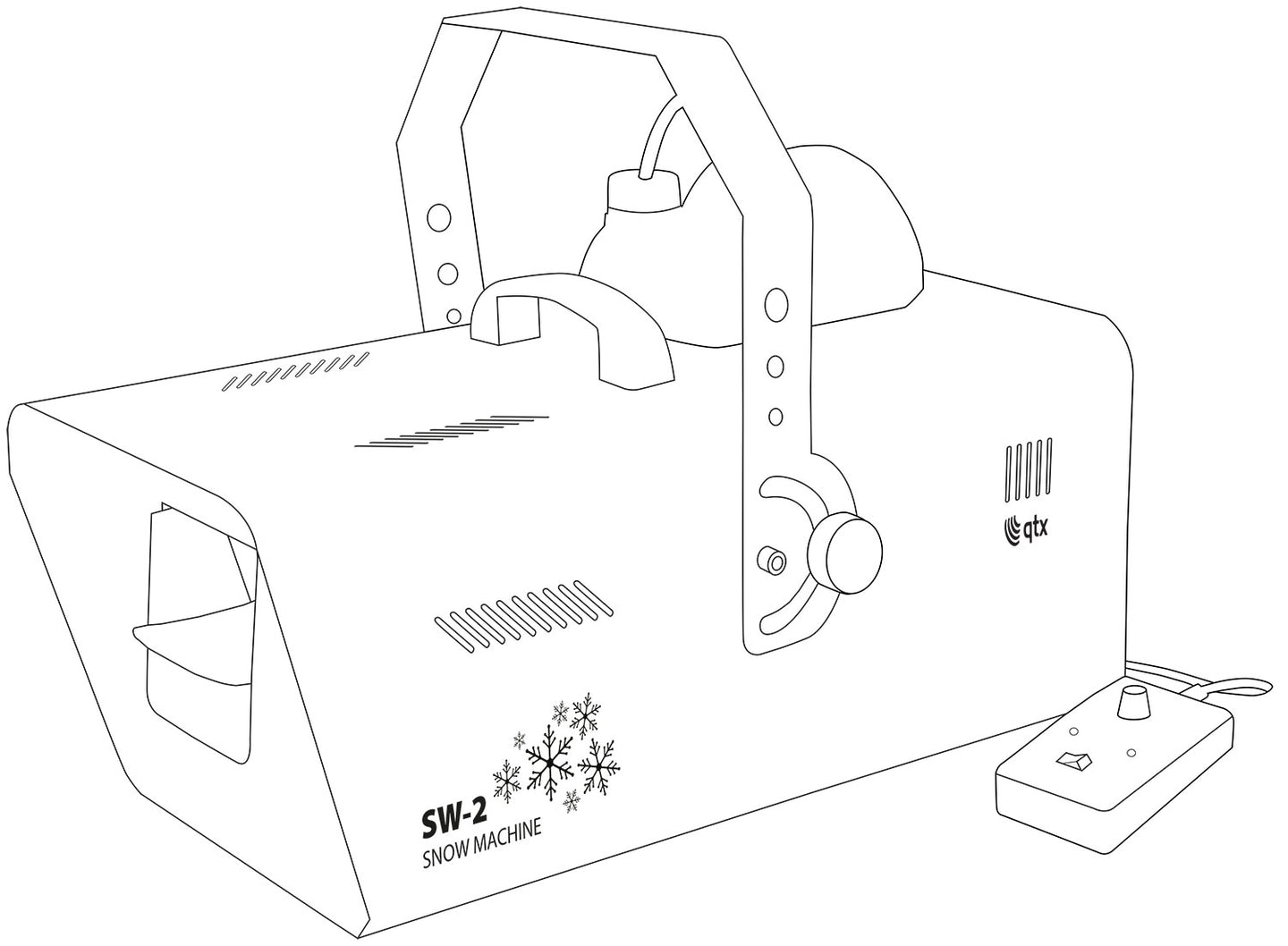 QTX SW-2 snow machine 1200W - view 2