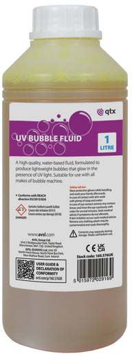 QTX UV Bubble Fluid, 1 litre