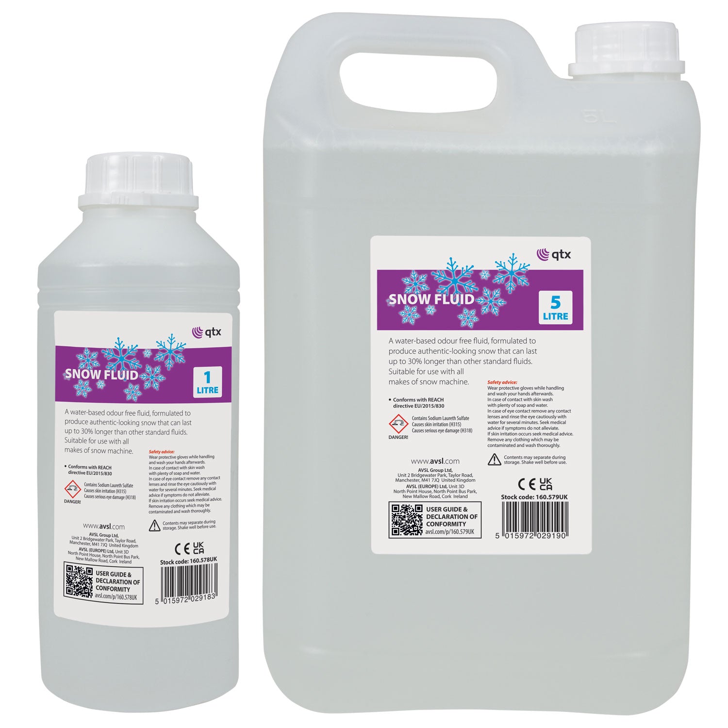QTX Snow Fluid 1L - view 2