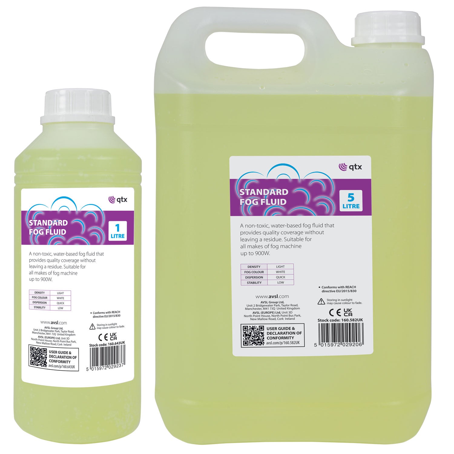 QTX Standard Fog Fluid Yellow 5L - view 2