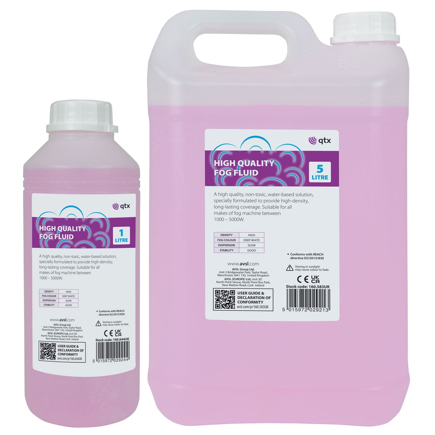 QTX High Quality Fog Fluid Pink 5L - view 2
