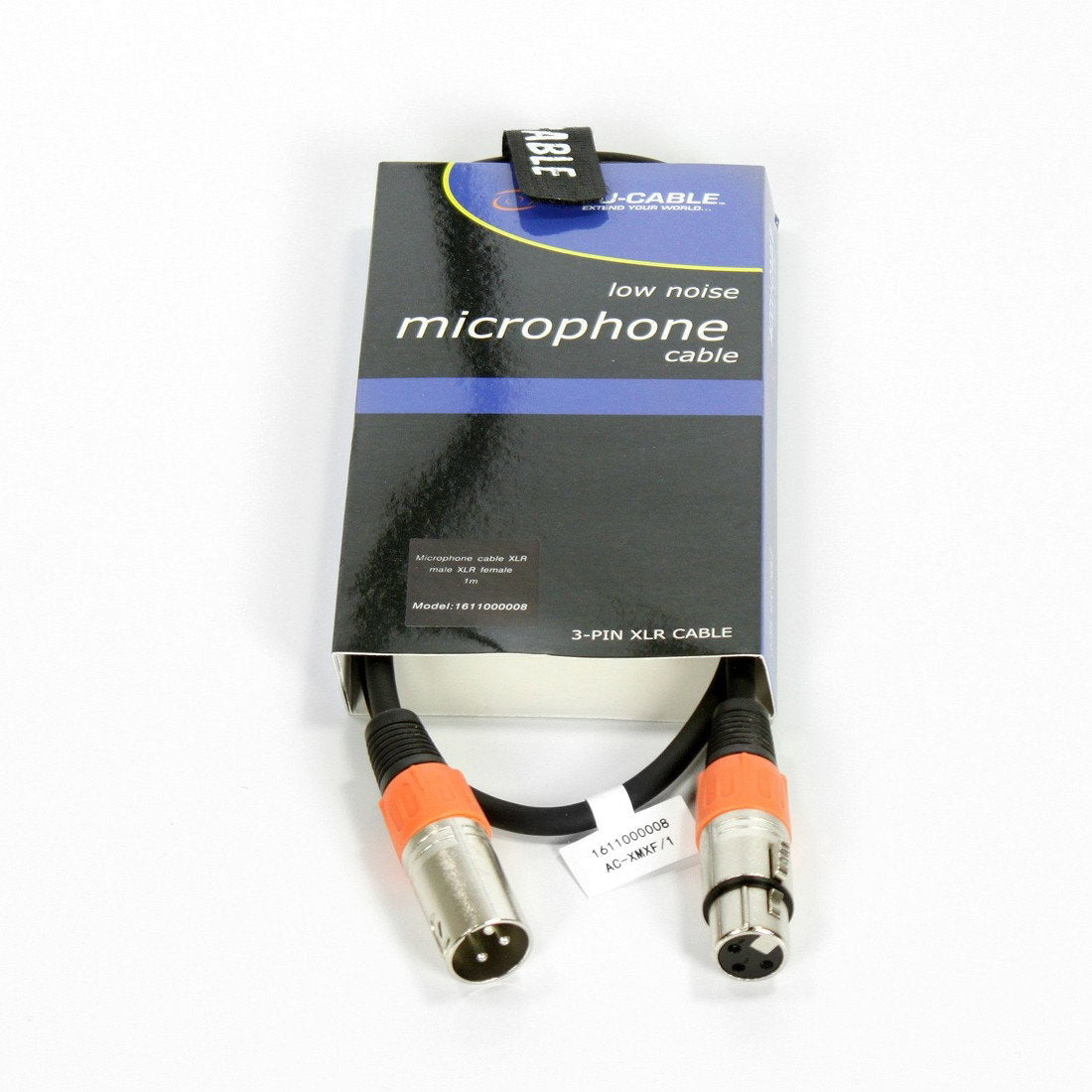 Accu Cable AC-XMXF/1 microphone cable XLR/XLR 1m - Back Panel and Connections