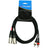 Accu Cable AC-2XM-2RM/3 2x XLR male to 2x RCA cinch - Alternate View 1
