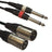 Accu Cable AC-2XM-2J6M/3 2x XLR male to 2x 63 Jack - Main View