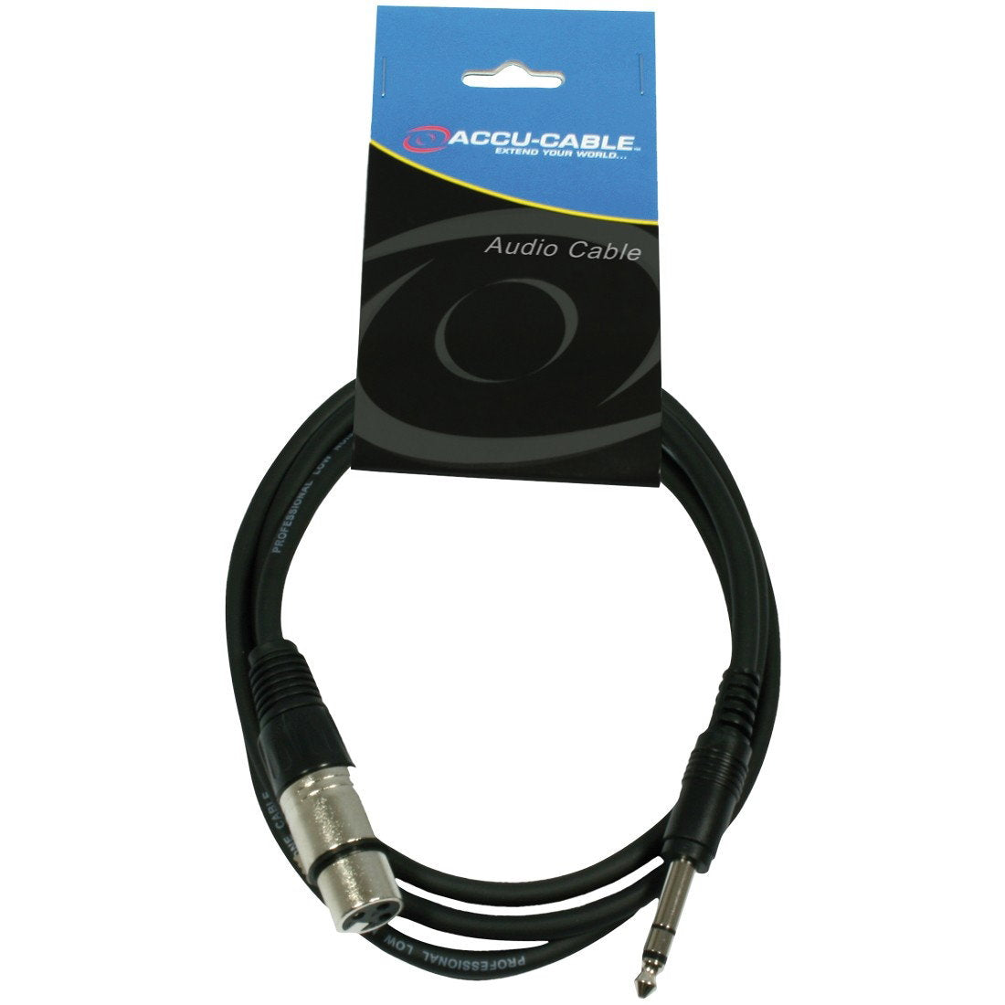 Accu Cable AC-XF-J6S/3 XLR female/63 Jack Stereo - Main View