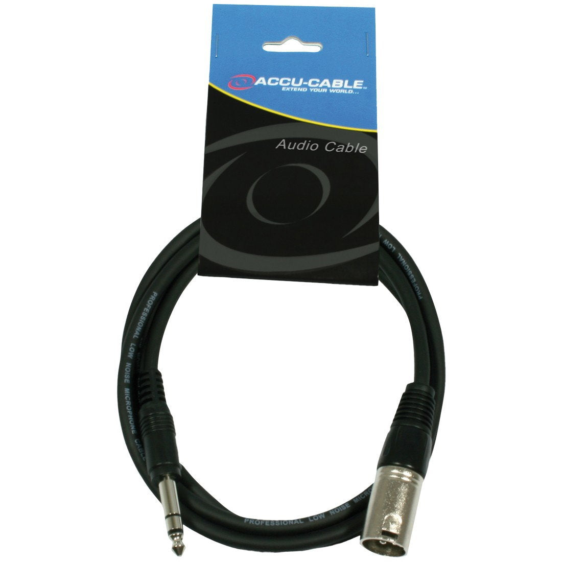 Accu Cable AC-XM-J6S/3 XLR male to 63 Jack Stereo - Main View