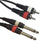 Accu Cable AC-2R-2J6M/15 RCA 2x mono 63 Jack 15m - Alternate View 1