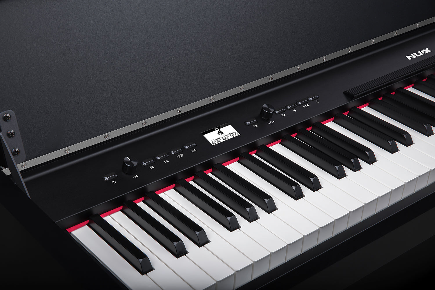 NU-X NCK-330 Digital Upright Piano - Black - view 4