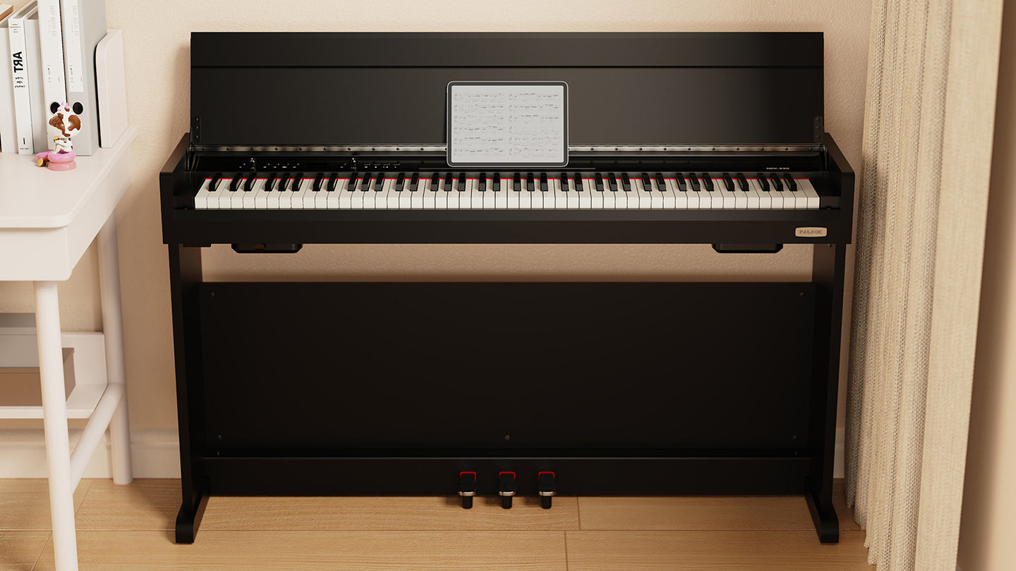 NU-X NCK-330 Digital Upright Piano - Black - view 2