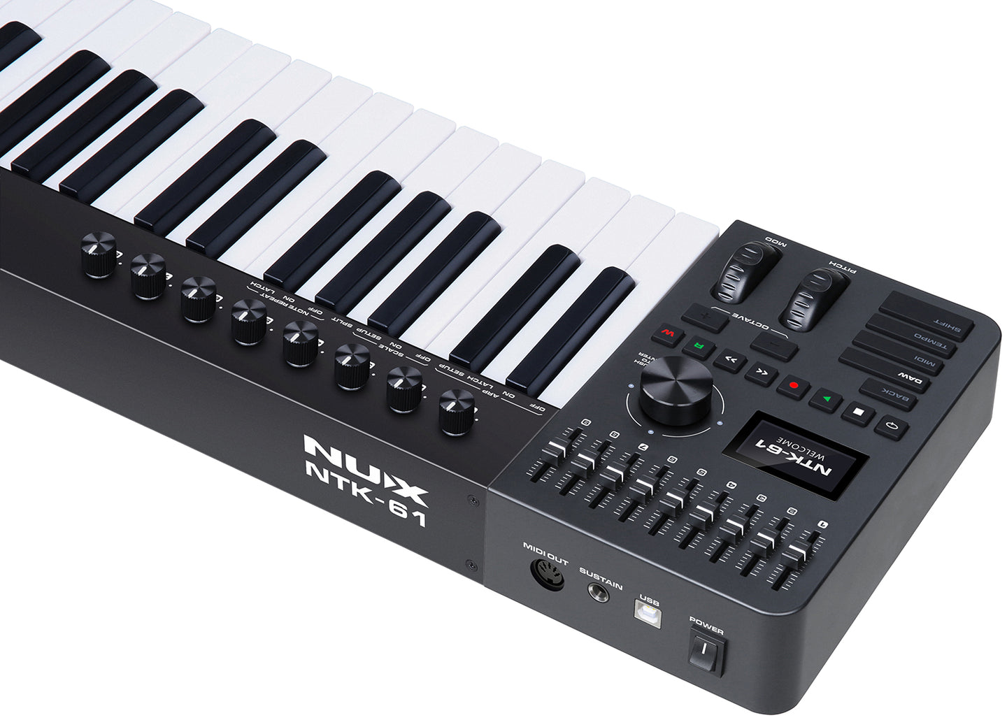 NU-X NTK-61 MIDI Control Keyboard - view 9
