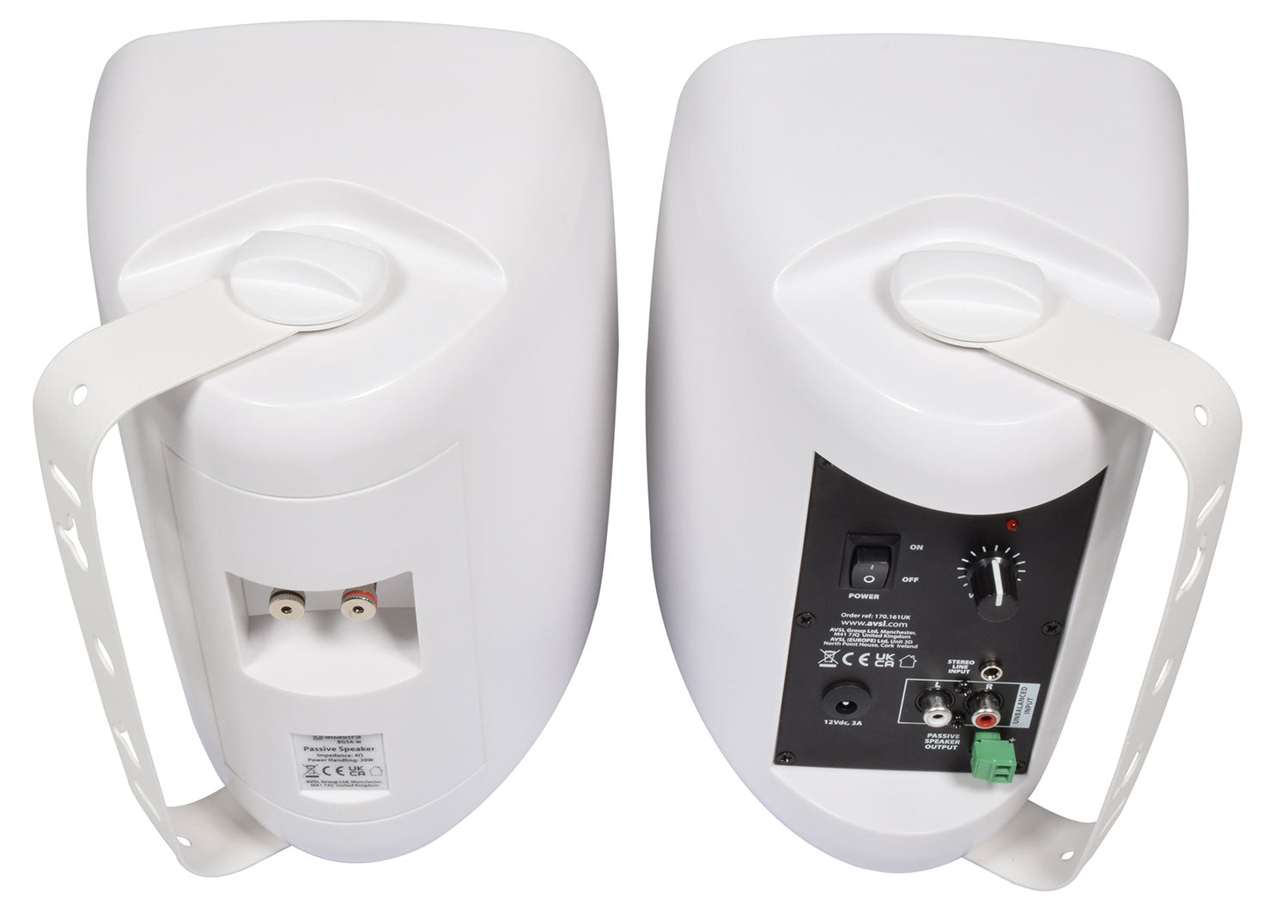 Adastra BG5A Active Stereo Speaker Set - White - view 3