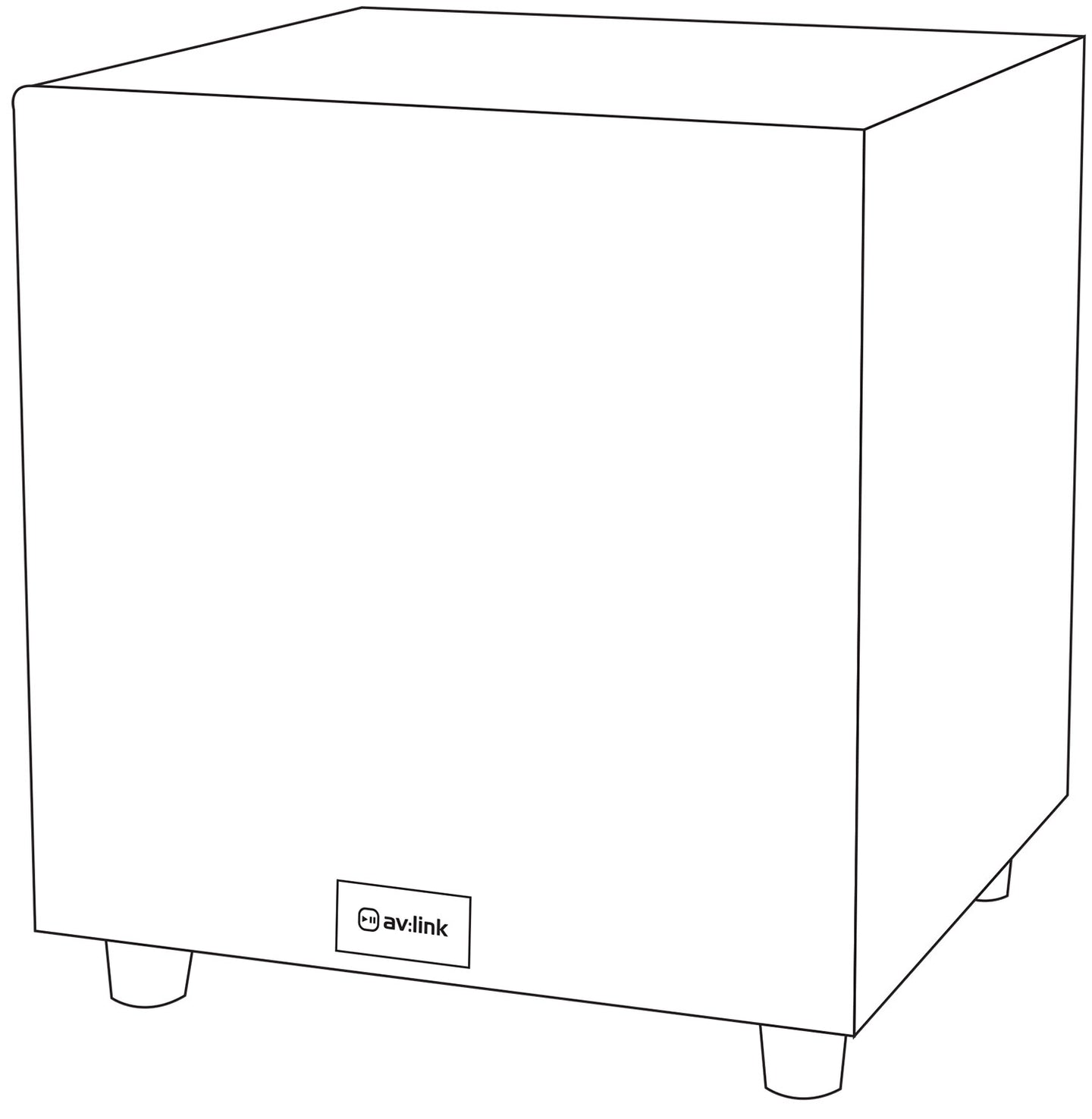 AV:Link M8S active sub cabinet 8in 100W - view 6