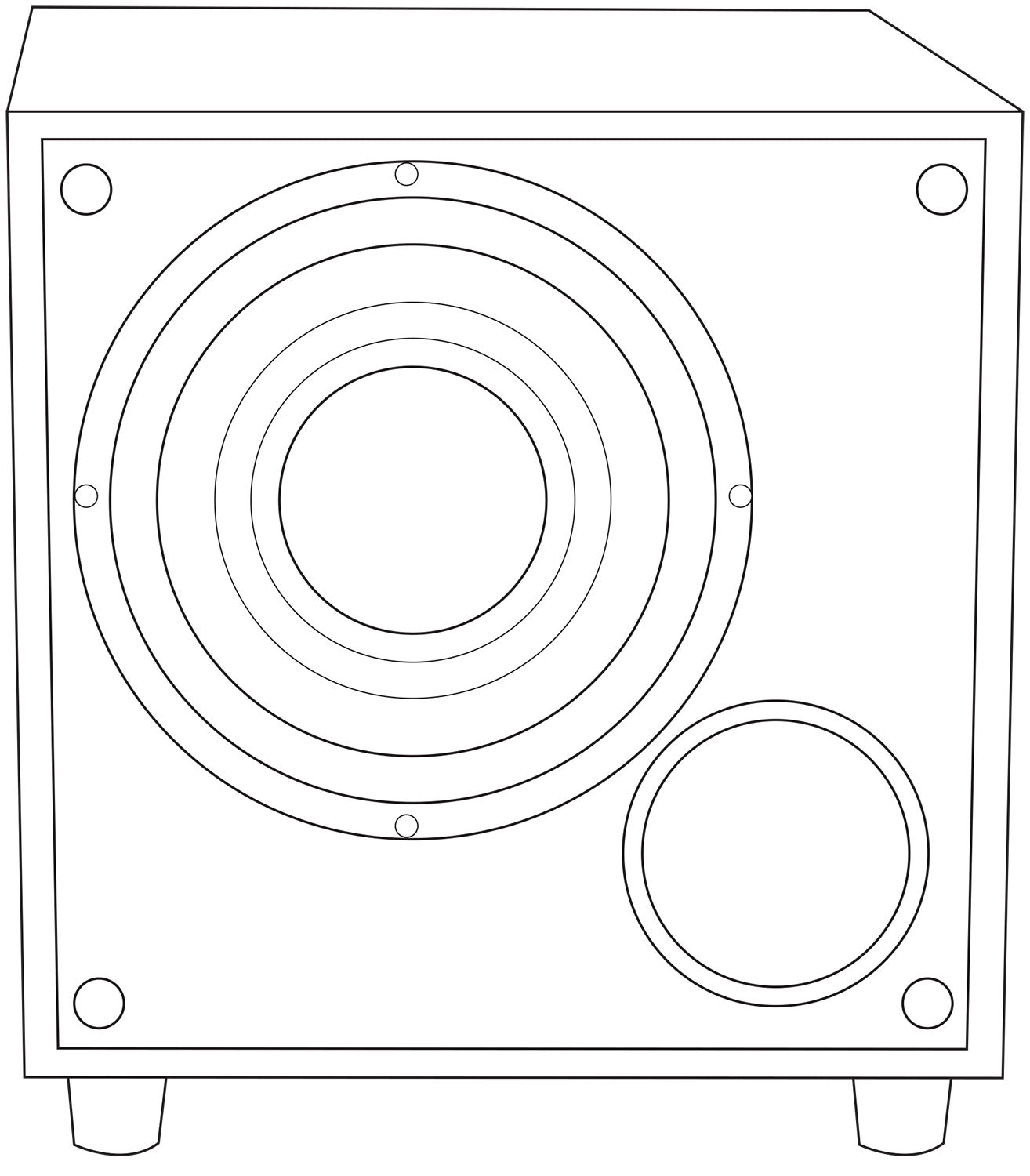 AV:Link M8S active sub cabinet 8in 100W - view 5