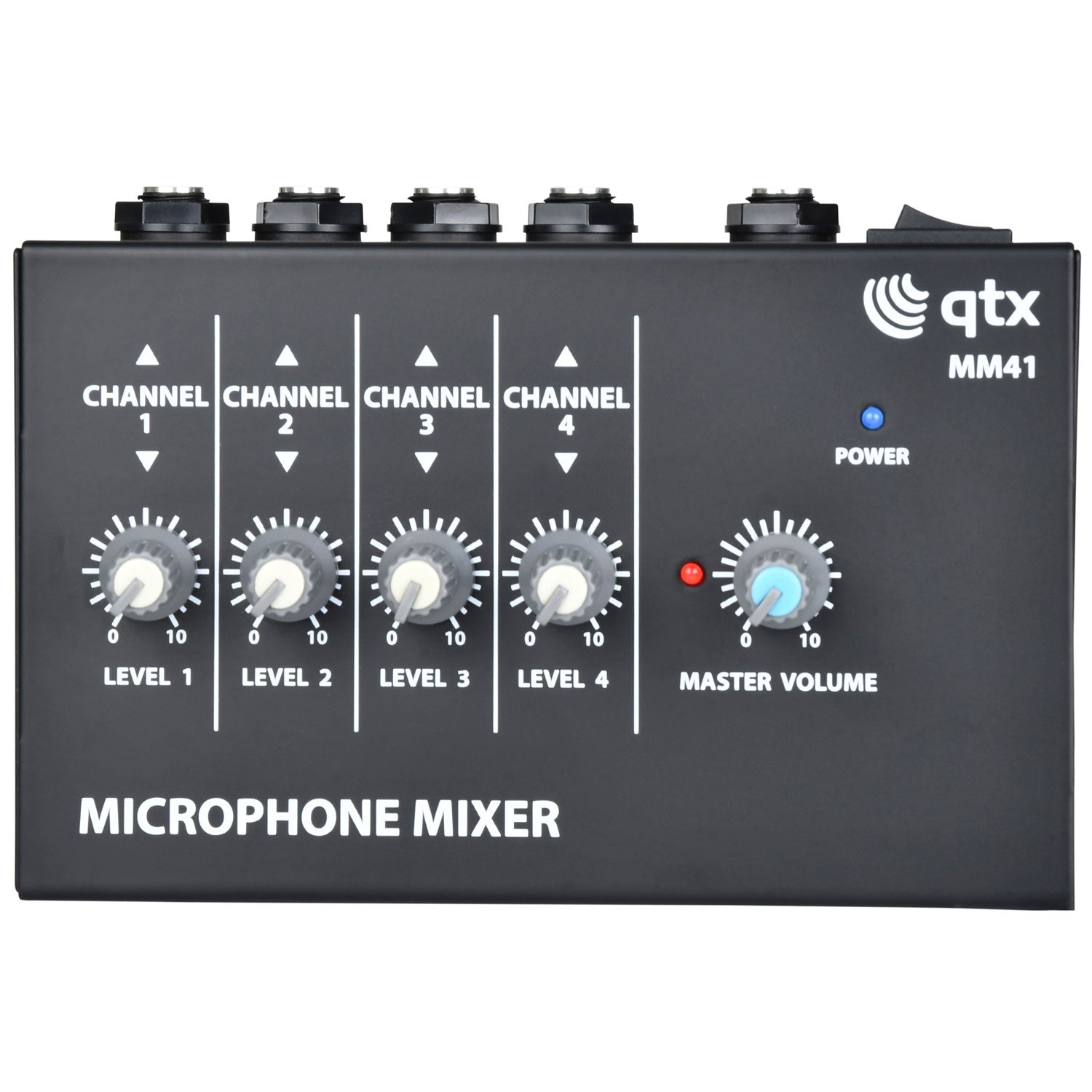 QTX 4 Channel Mini Microphone Mixer
