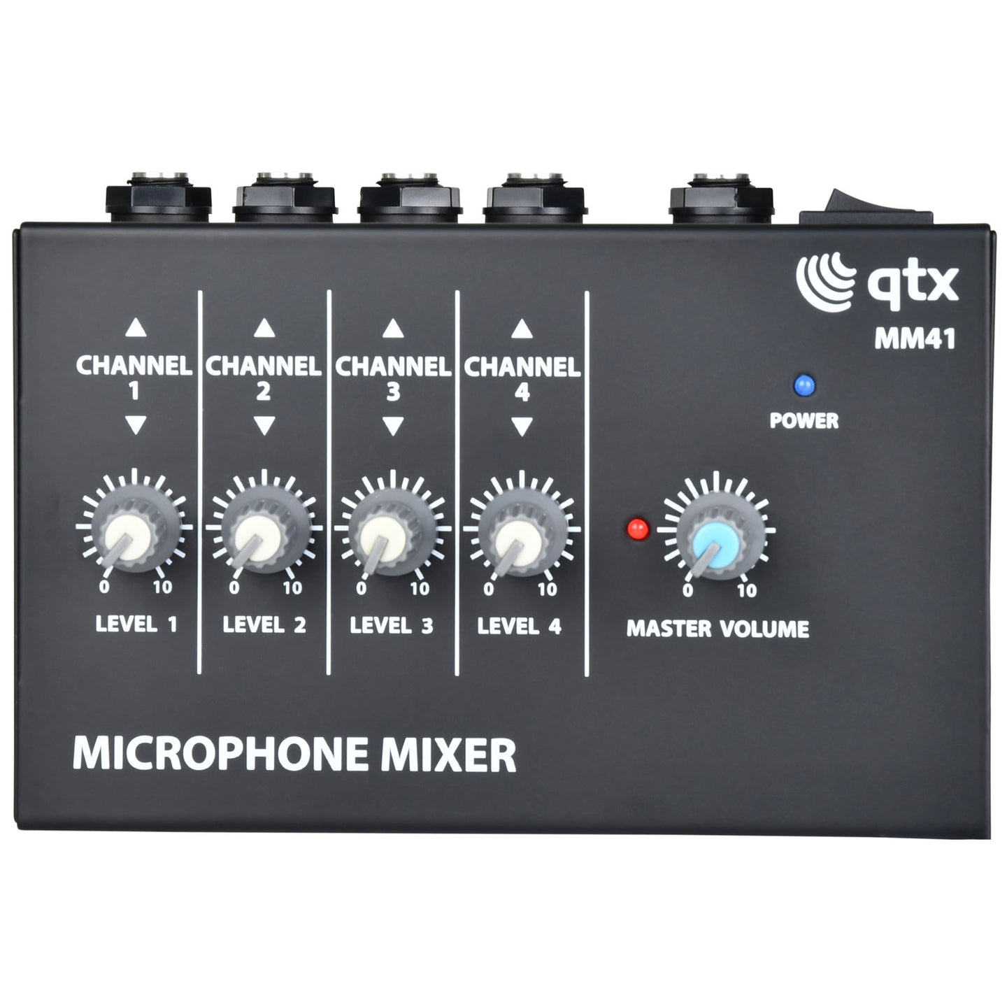QTX 4 Channel Mini Microphone Mixer