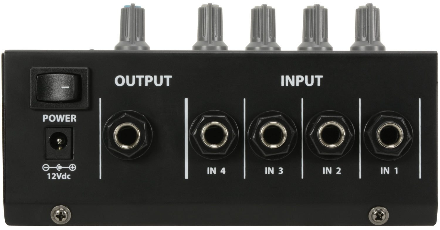 QTX 4 Channel Mini Microphone Mixer - view 2
