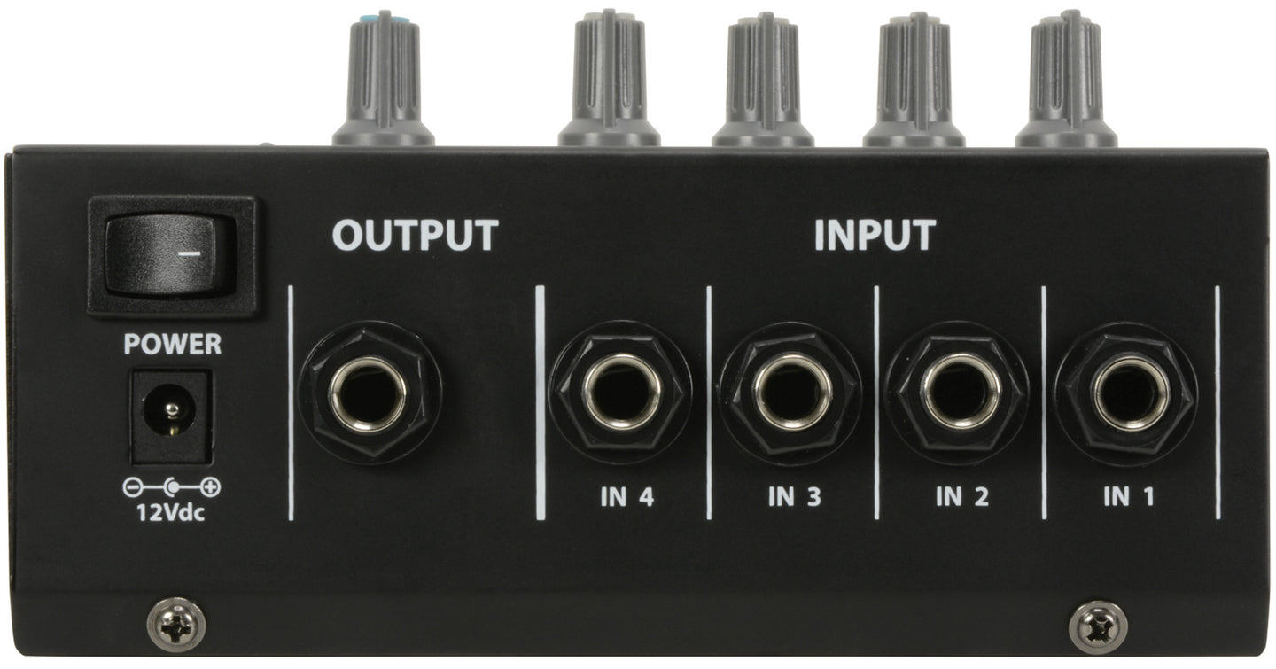QTX 4 Channel Mini Microphone Mixer - view 2