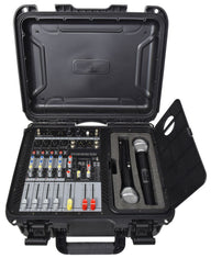 Citronic FLITE-600 Powered Mixer + 2 UHF Microphones + DSP
