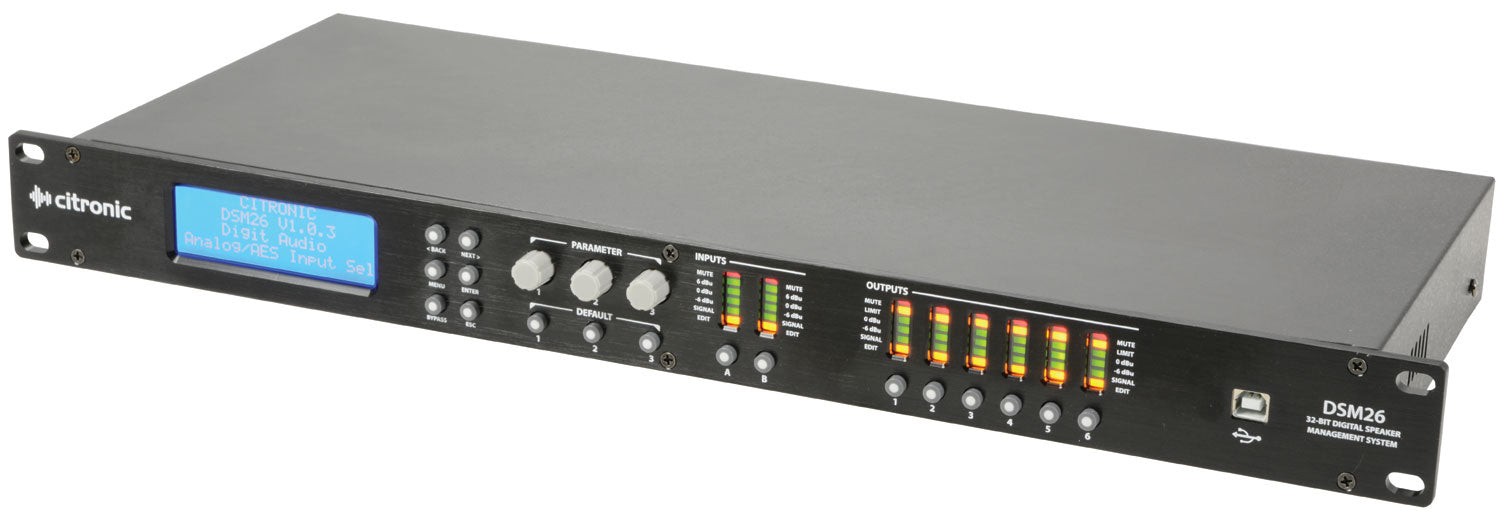 Citronic DSM26 Speaker Management System - view 3