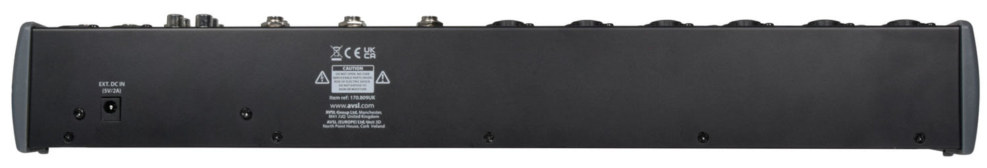 Citronic CSR-63 Rack-mountable Mixer 9 Channel with DSP+BT - view 8