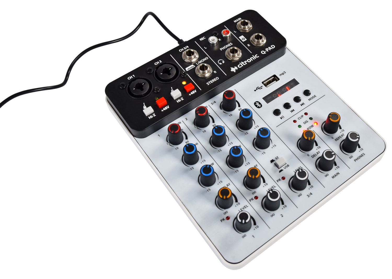 Citronic Q-PAD Compact Mixer + USB/BT/mp3 - view 4