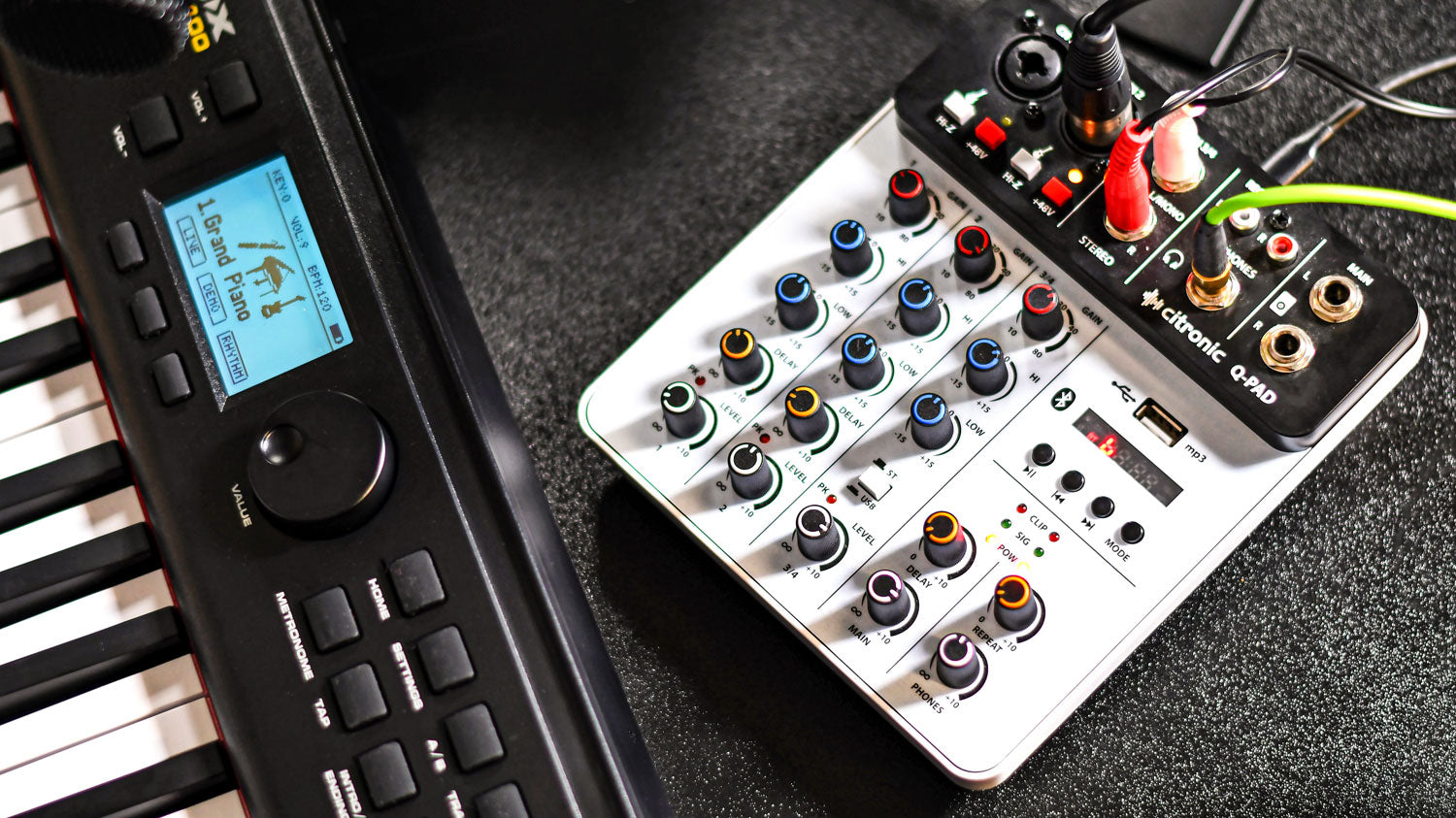 Citronic Q-PAD Compact Mixer + USB/BT/mp3 - view 6