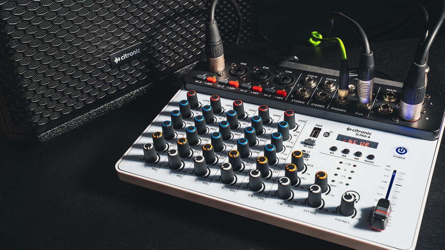 Citronic Q-PAD-8 Compact Mixer 8 Channel - view 4