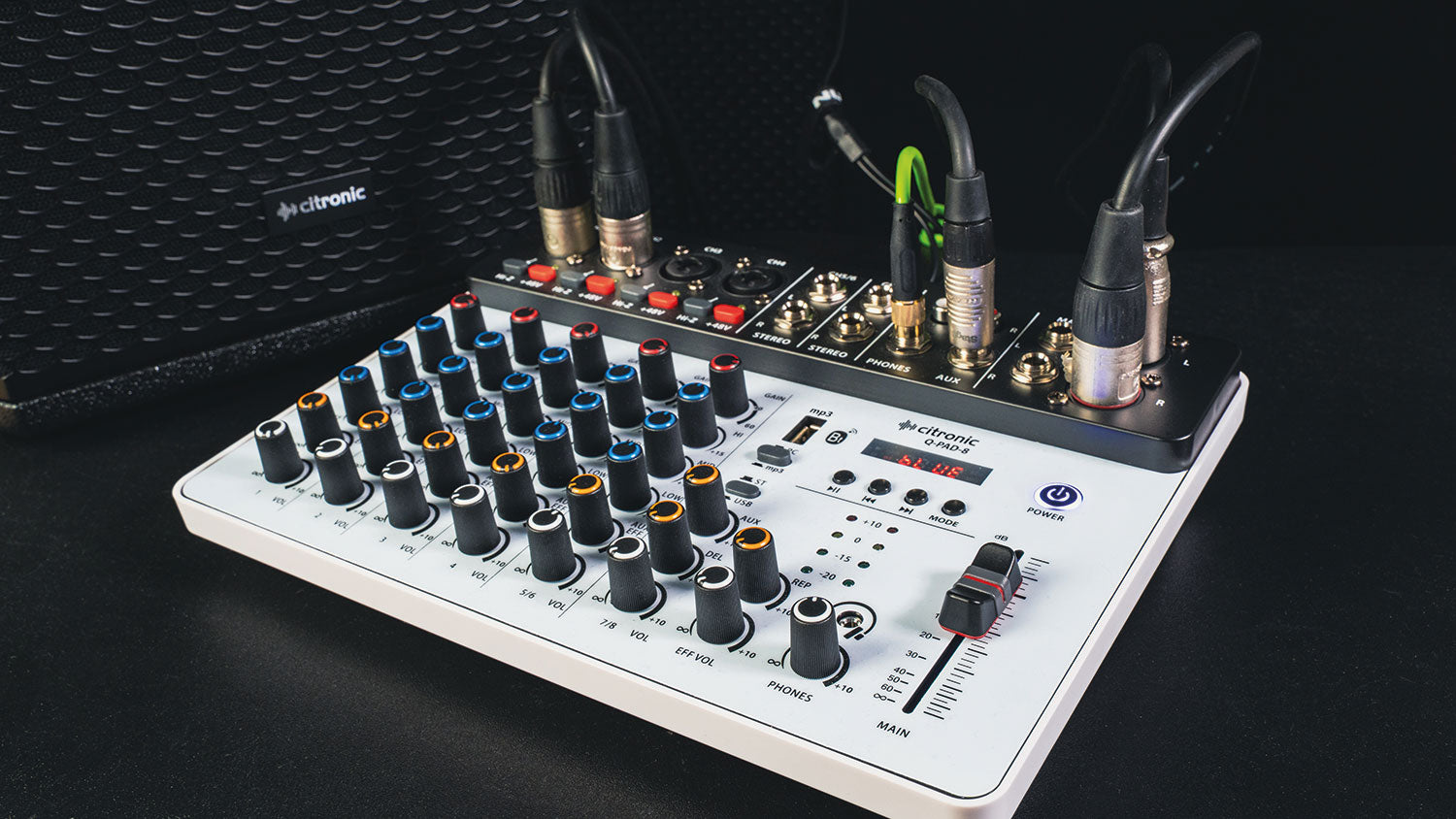 Citronic Q-PAD-8 Compact Mixer 8 Channel - view 5
