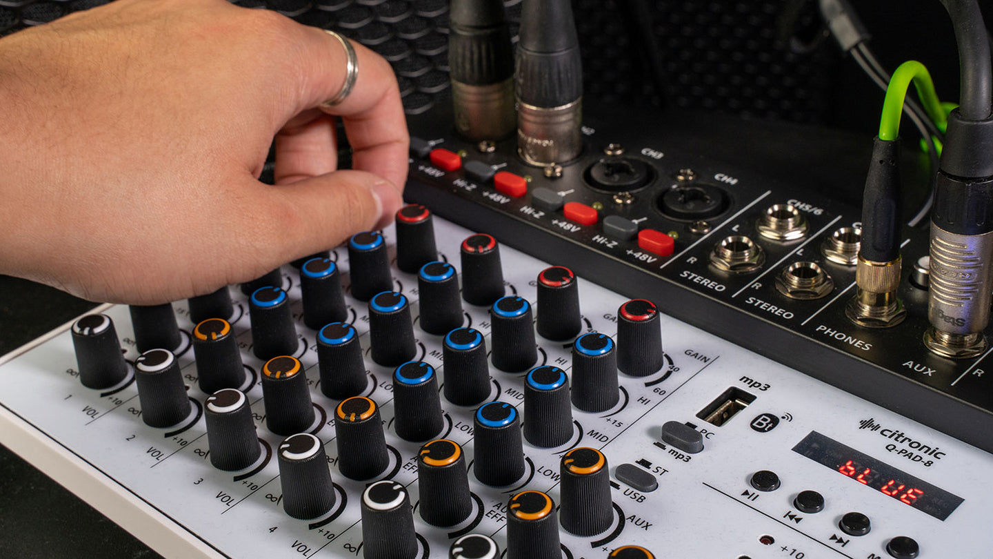 Citronic Q-PAD-8 Compact Mixer 8 Channel - view 8