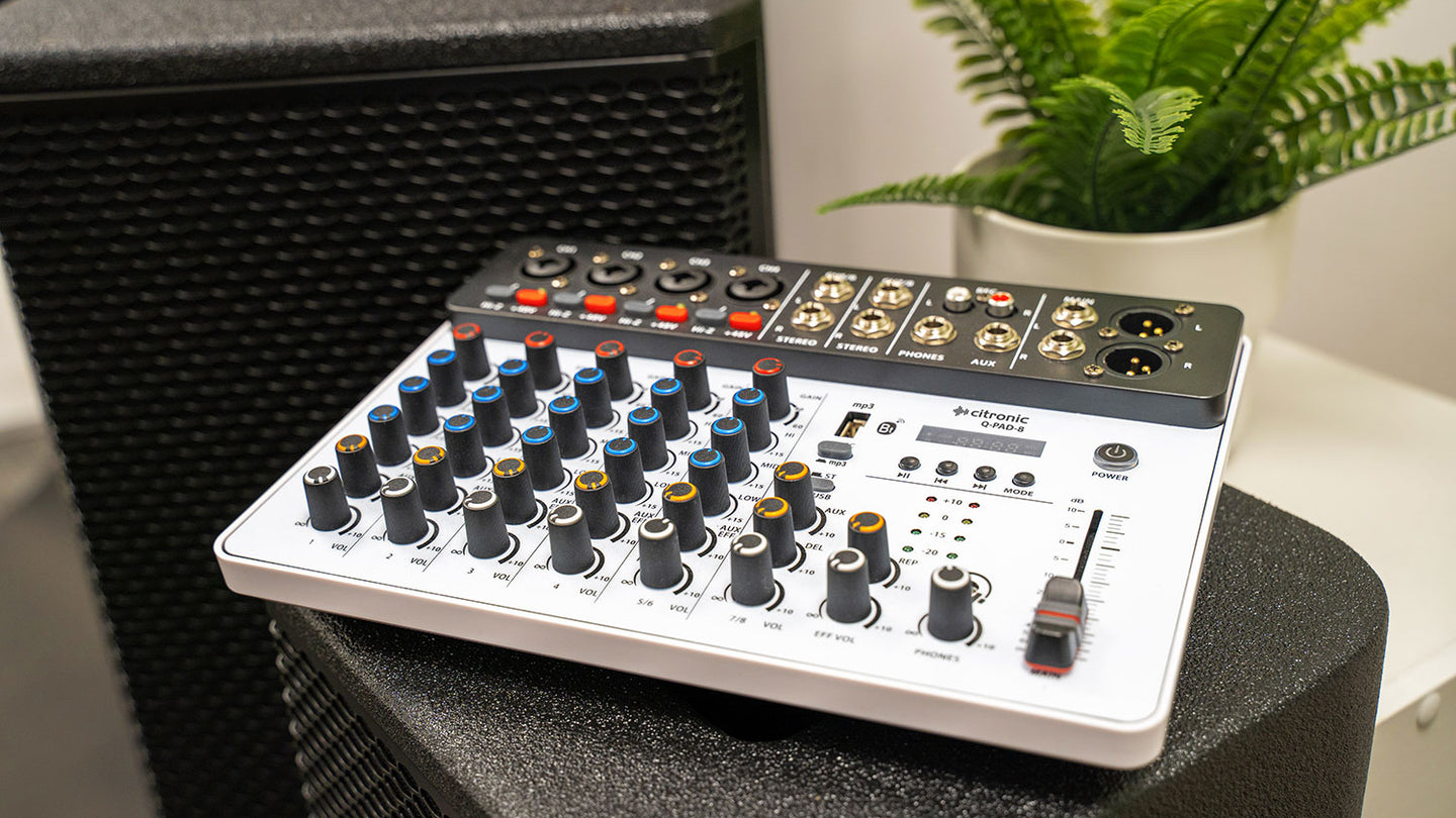 Citronic Q-PAD-8 Compact Mixer 8 Channel - view 10