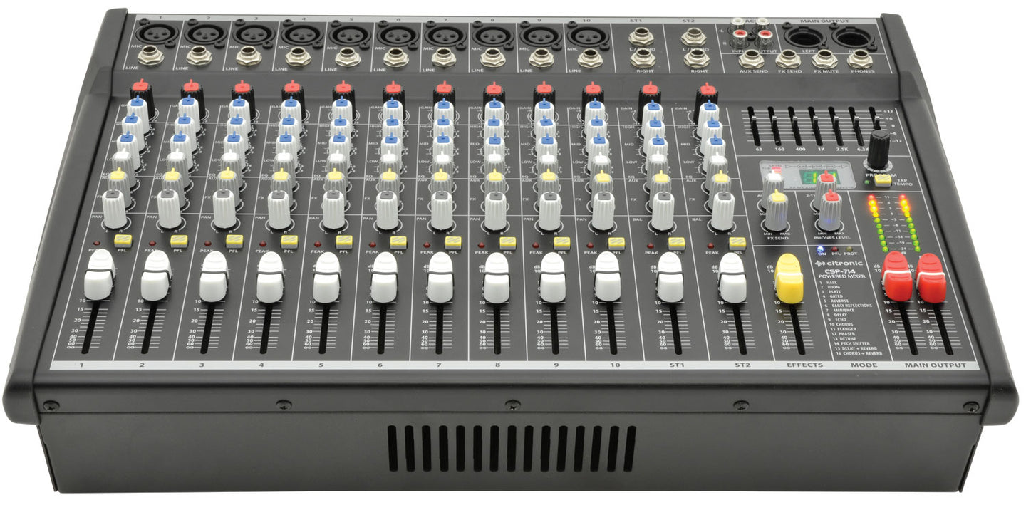 Citronic CSP-714 powered mixer 700W - view 2