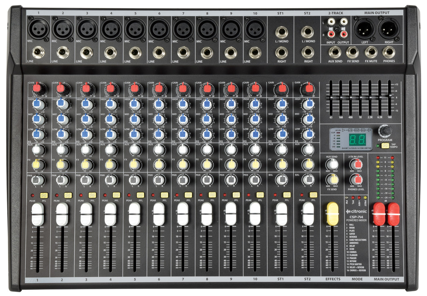 Citronic CSP-714 powered mixer 700W