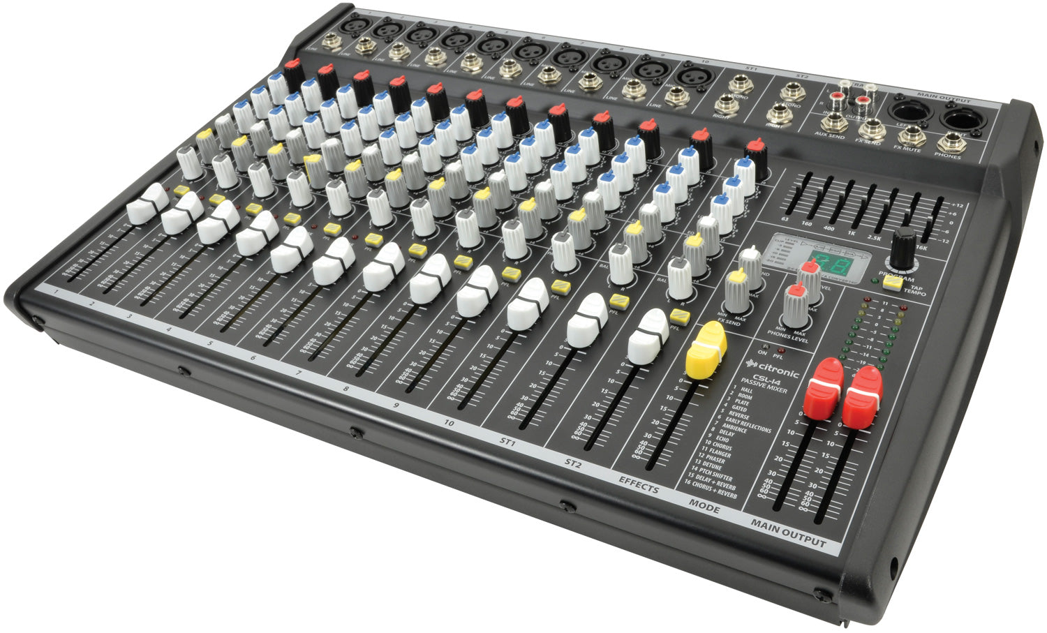 Citronic CSL-14 Mixing Console 14 input - view 3