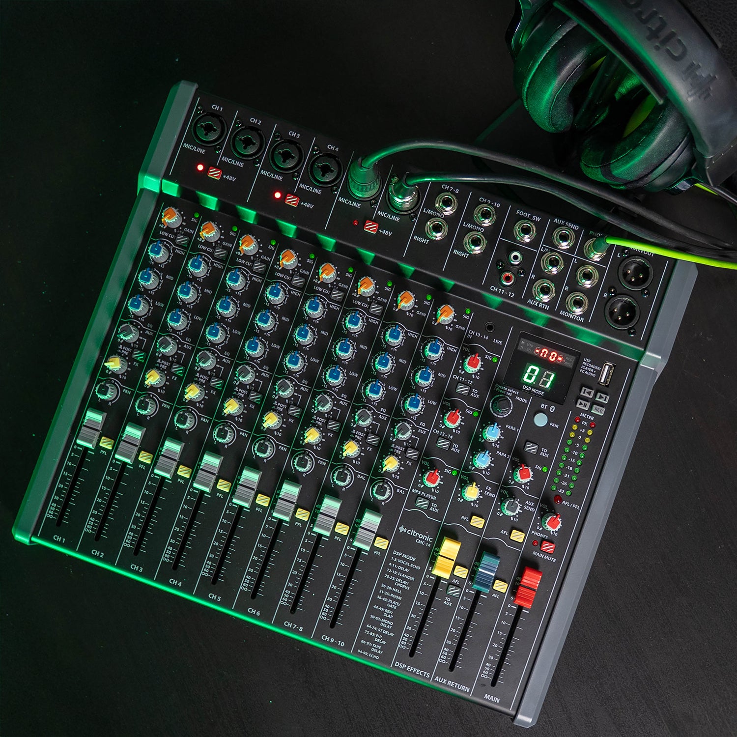 Citronic CMC-14 Live Mixing Console - view 3