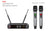 Chord XU2 Dual Handheld UHF Microphone System - view 2