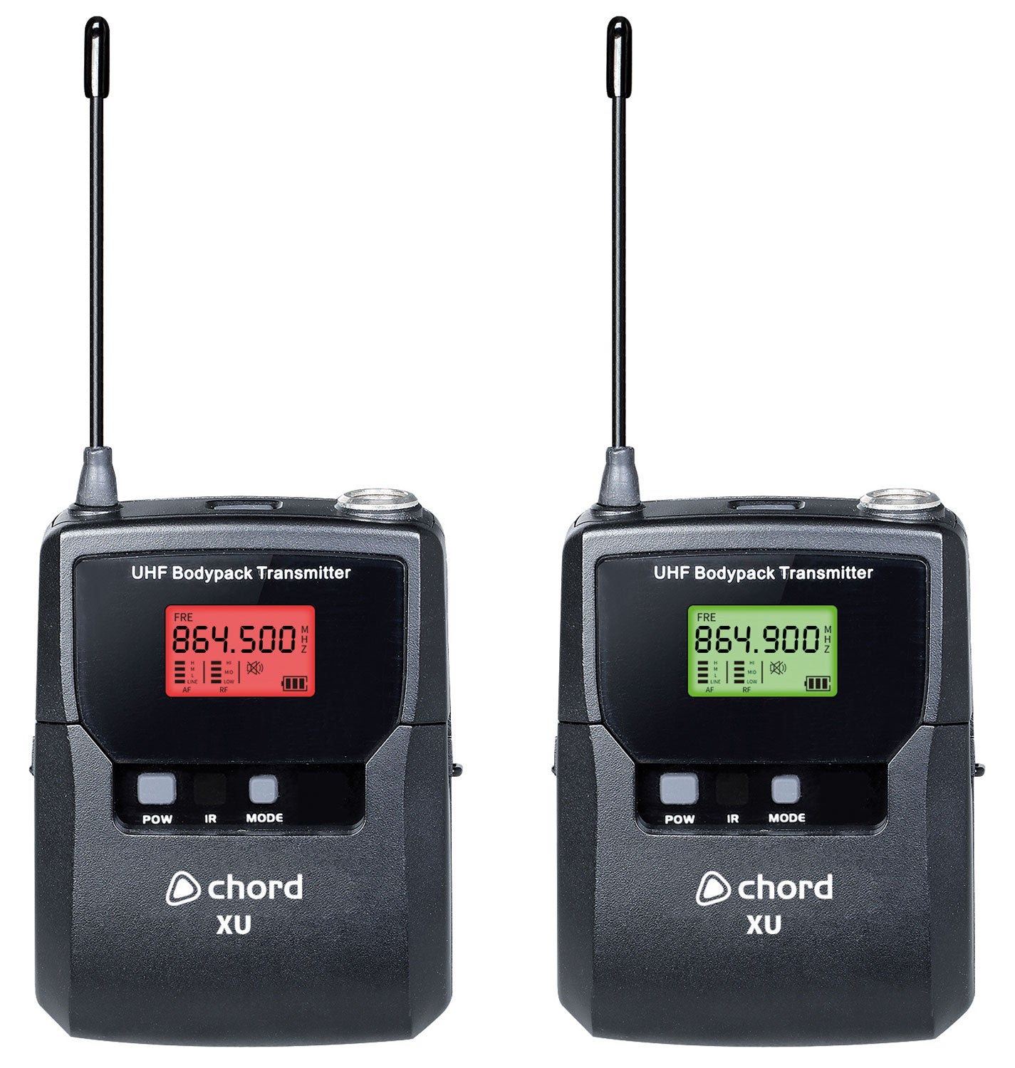 Chord XU2 Dual Bodypack UHF Microphone System - view 3