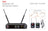 Chord XU2 Dual Bodypack UHF Microphone System - view 6