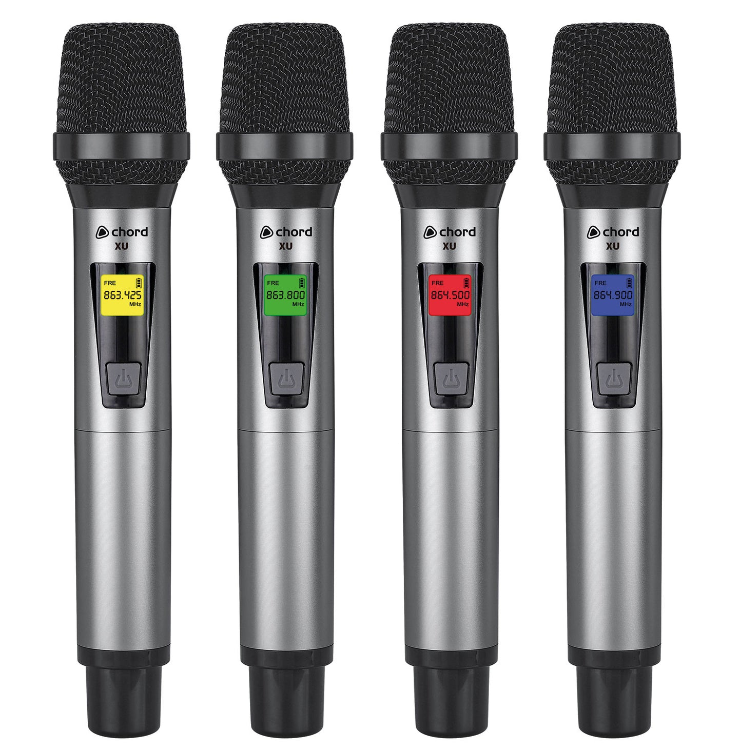 Chord XU4 Quad Handheld UHF Microphone System - view 4