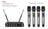 Chord XU4 Quad Handheld UHF Microphone System - view 2