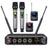 Chord XU4 Quad Combo UHF Microphone System 2 Handheld + 2 Bodypack