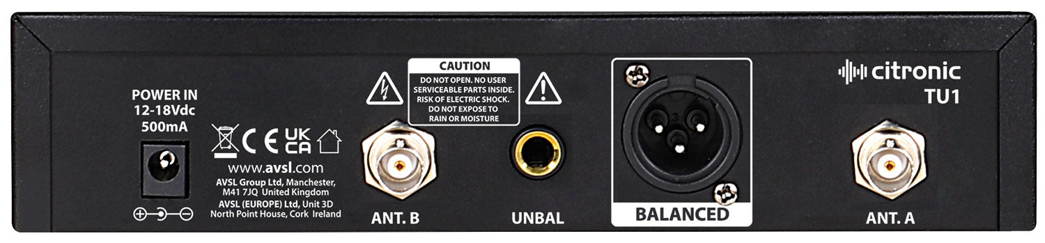 Citronic TU1 PLL Mic Set - 1 x Bodypack Transmitter - view 3