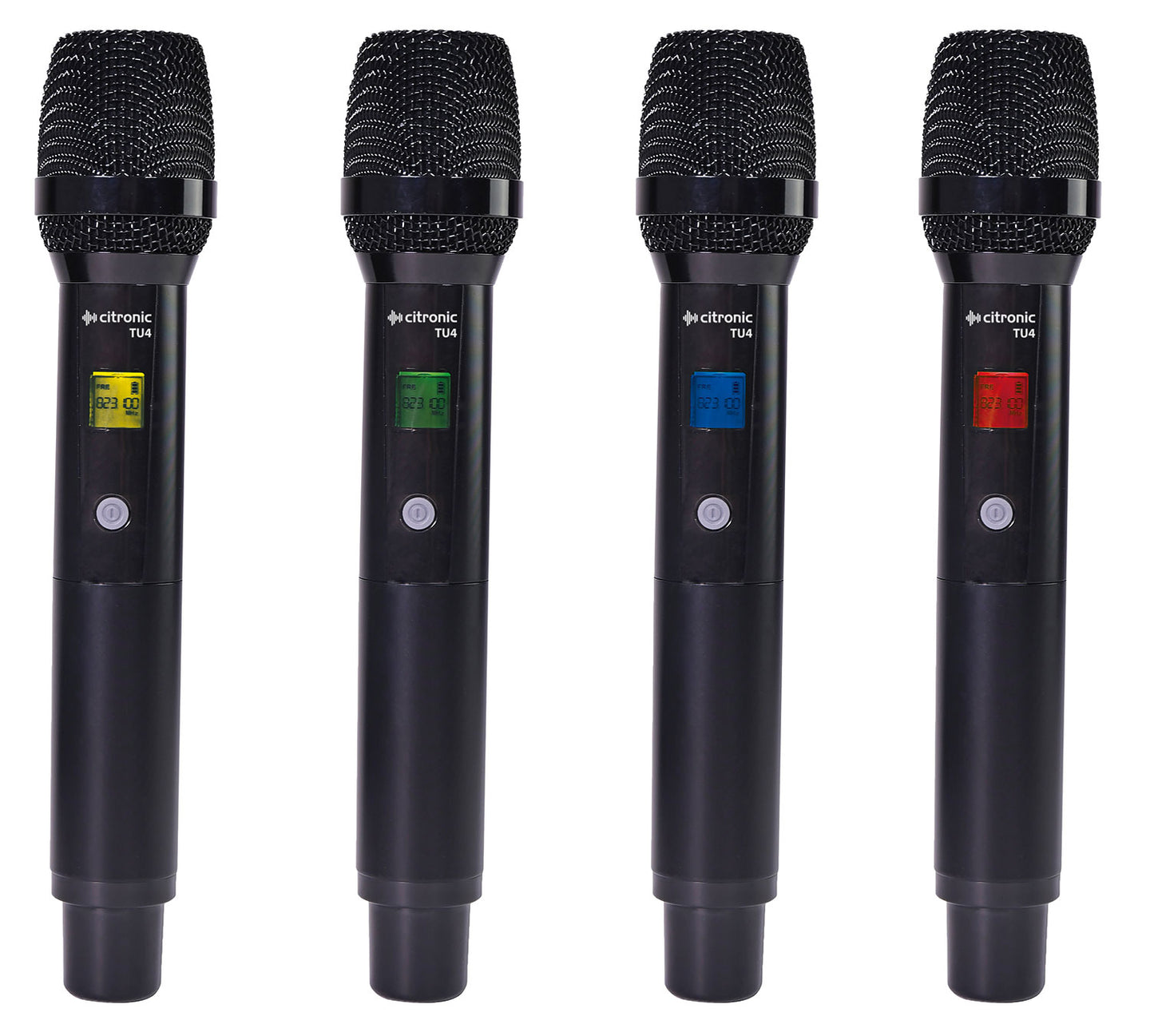 Citronic TU4 Quad PLL Mic Set 4 x Handheld Transmitters - view 4