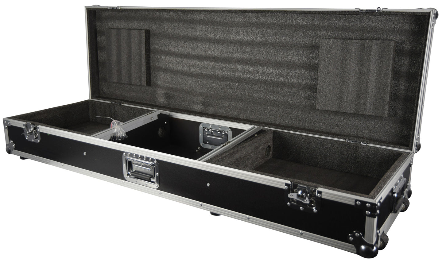Citronic Flightcase for 8U 19" mixer and 2 x CD players/turntable