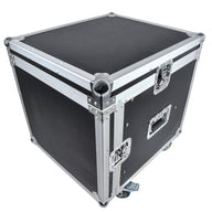 Citronic 10U 19" rack case with wheels
